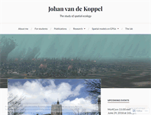 Tablet Screenshot of johanvandekoppel.nl